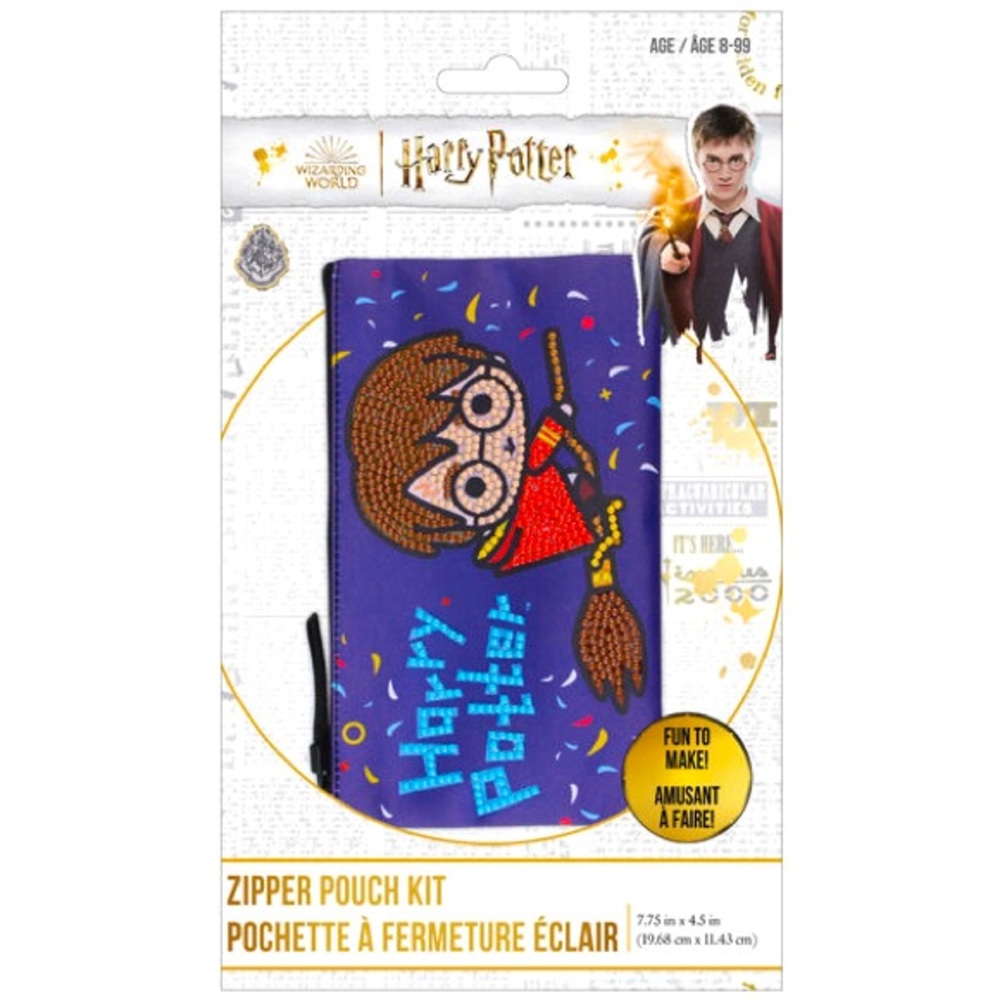 Camelot Dotz 4.5" x 8" Wizarding World Harry Potter Zipper Pouch Kit NEW!!!